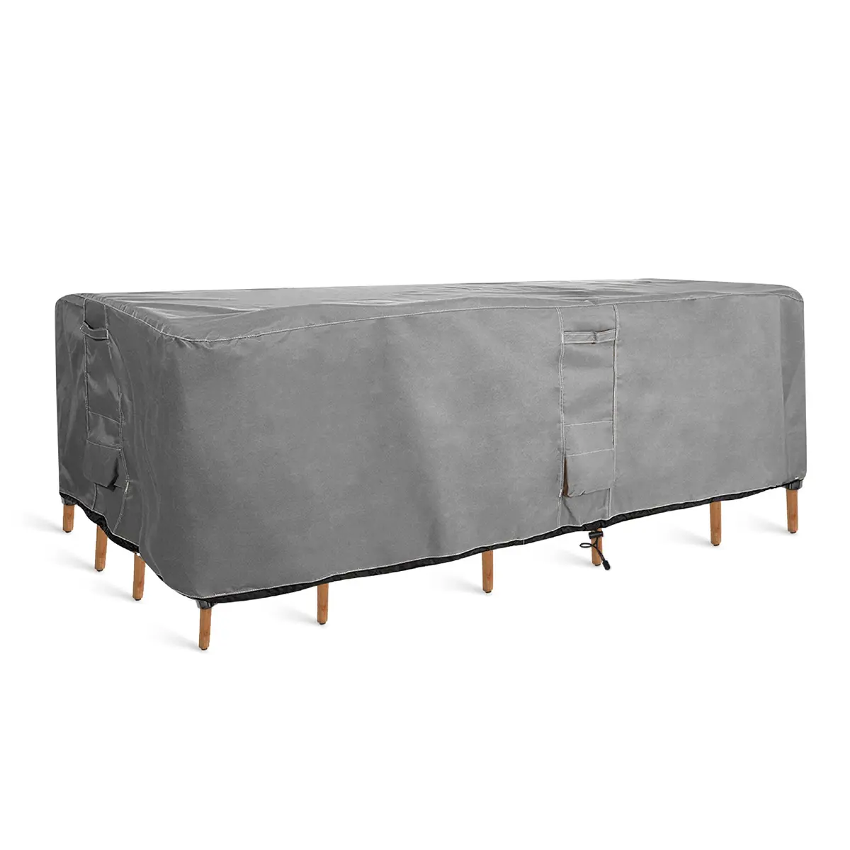 KHOMO GEAR Patio Table and Chair Set Cover - Heavy Duty, Water Resistant 108"L x 82"W x 25"H - main product image