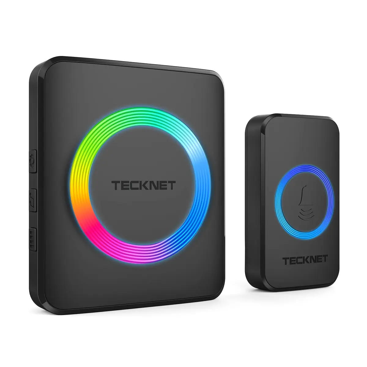 TECKNET WA878 Wireless Doorbell Kit 300m Range | Easy Setup Plug-in Chime with LED Flash - main product image
