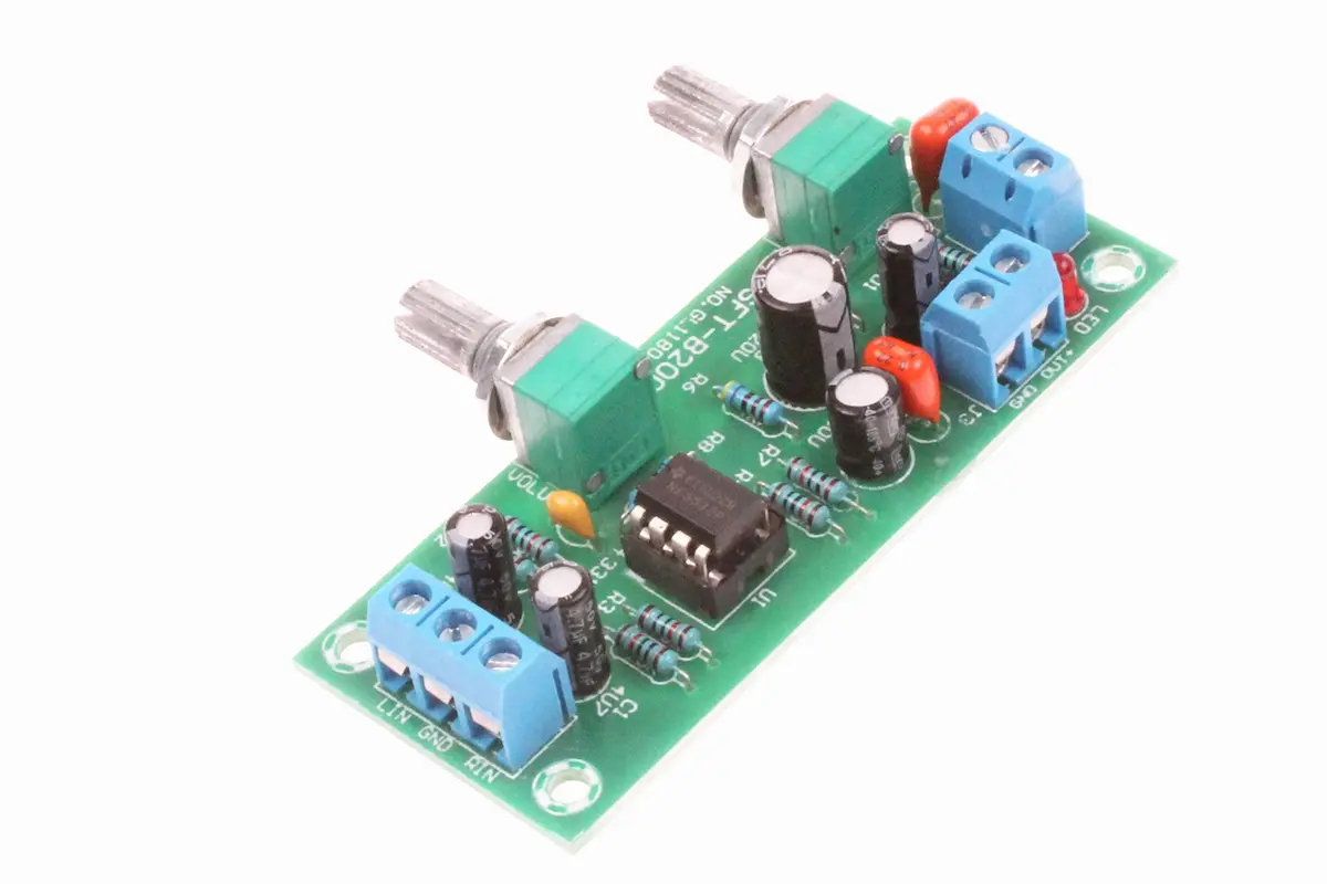 NOYITO NE5532 Single Supply Low-Pass Filter Board 10-24V | Subwoofer Preamp for Home Audio - view 6