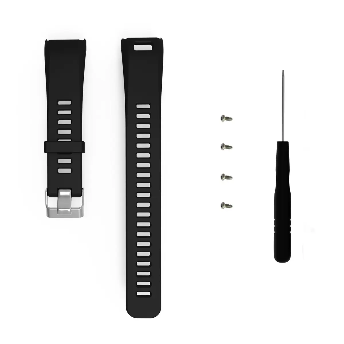AUTRUN Silicone Strap Replacement Wristband for Garmin Vivosmart HR | Adjustable, Durable & Colorful (140-220mm) - main product image