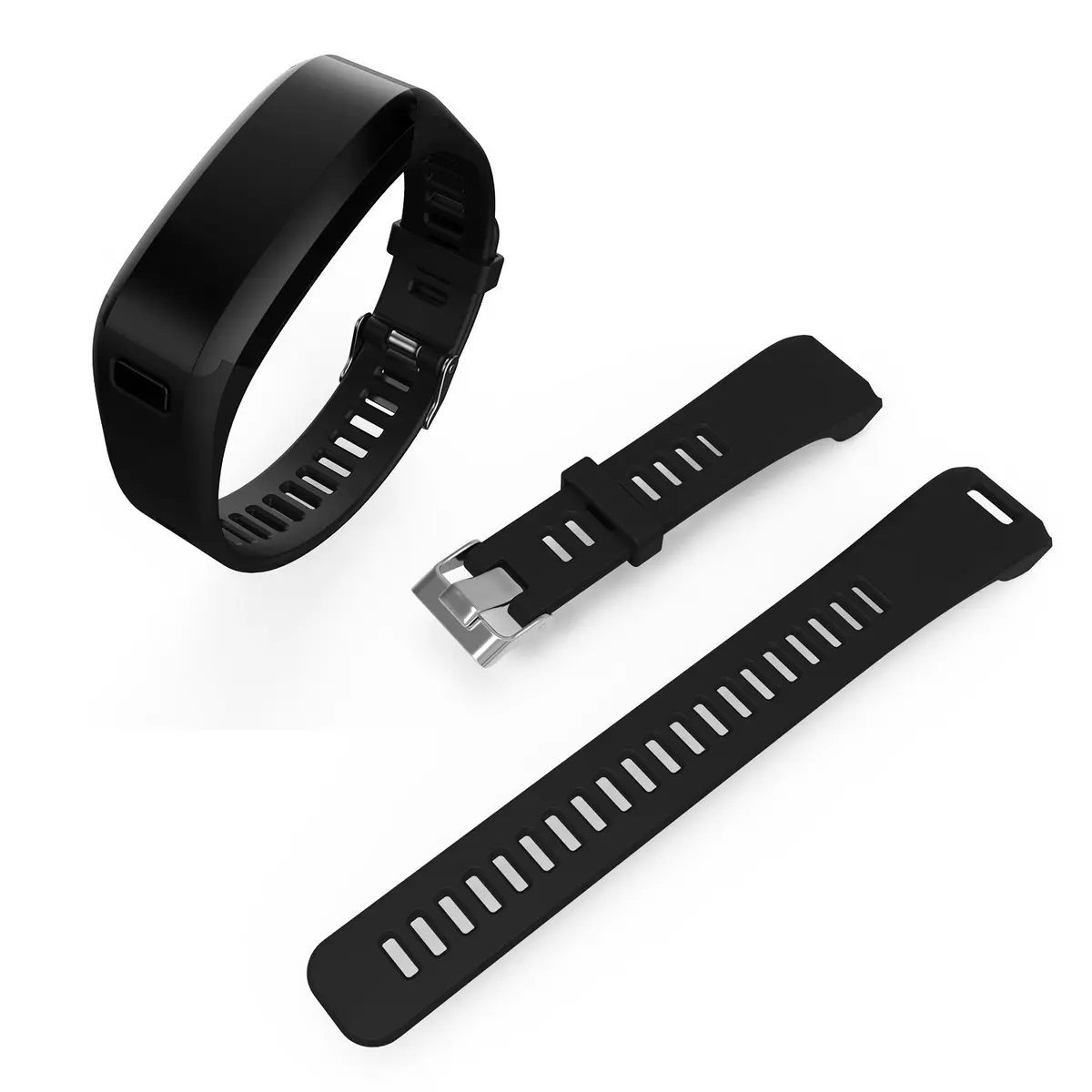 AUTRUN Silicone Strap Replacement Wristband for Garmin Vivosmart HR | Adjustable, Durable & Colorful (140-220mm) - view 2