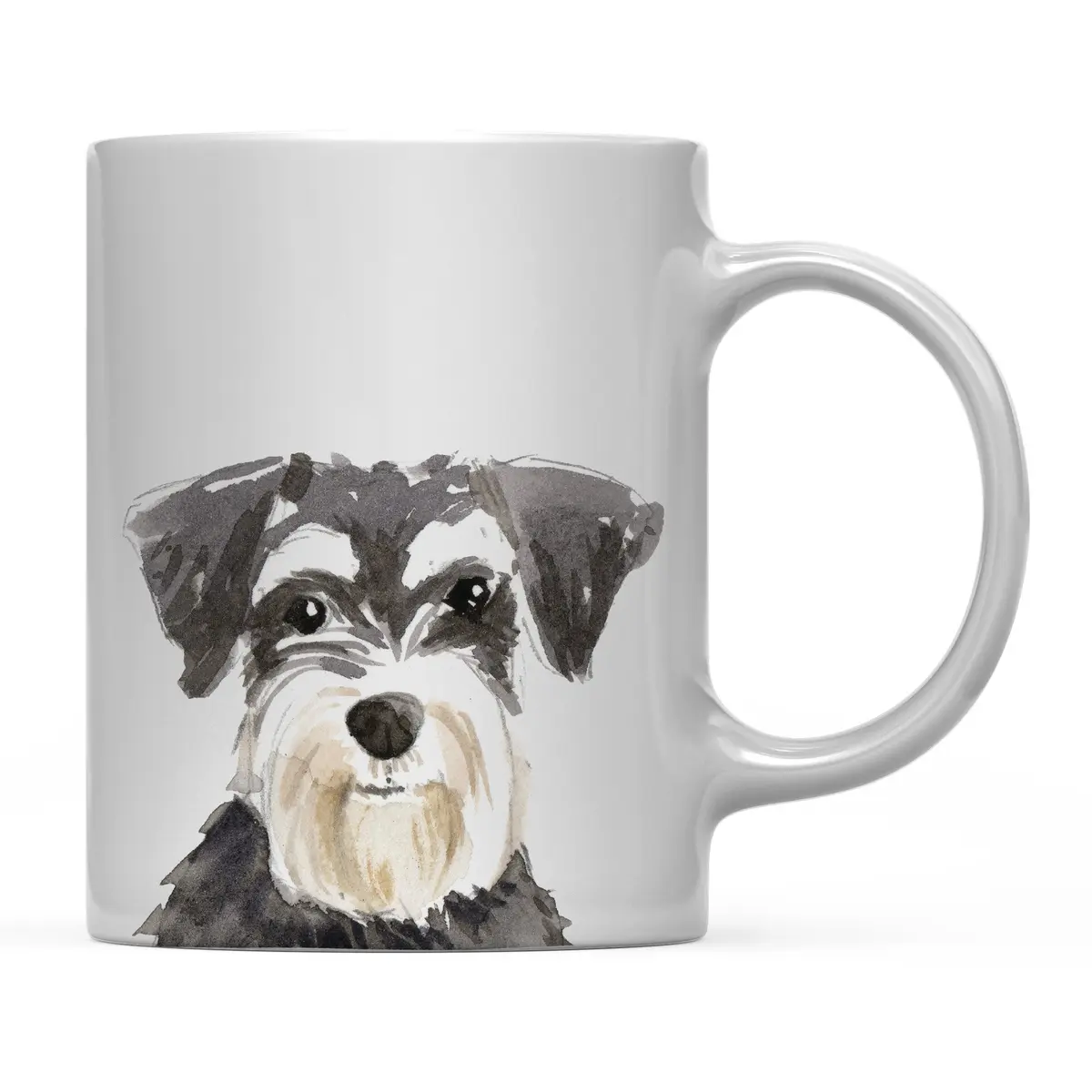 Andaz Press Miniature Schnauzer Up Close Dog Mug 325ml (11oz) | Gift for Dog Lovers - main product image