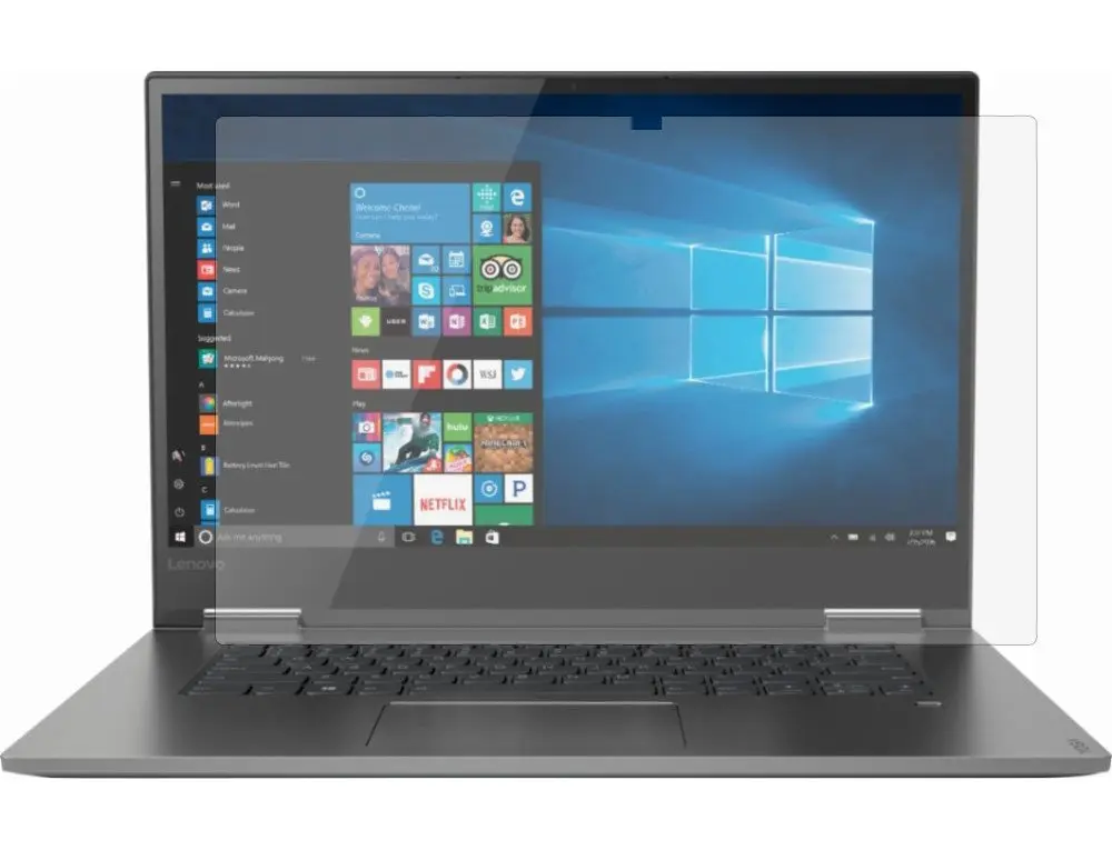 Pc Pro Screen Protector Set for Lenovo Yoga 730 15.6" Touch Display | High Clarity Anti Scratch - main product image