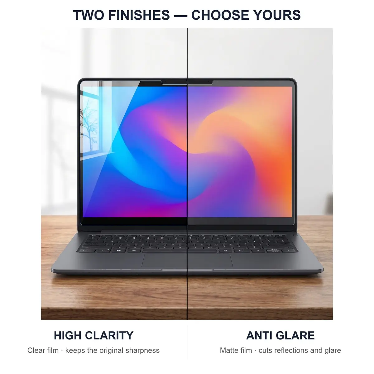 Pc Pro Screen Protector Set for Lenovo Yoga 730 15.6" Touch Display | High Clarity Anti Scratch - view 3