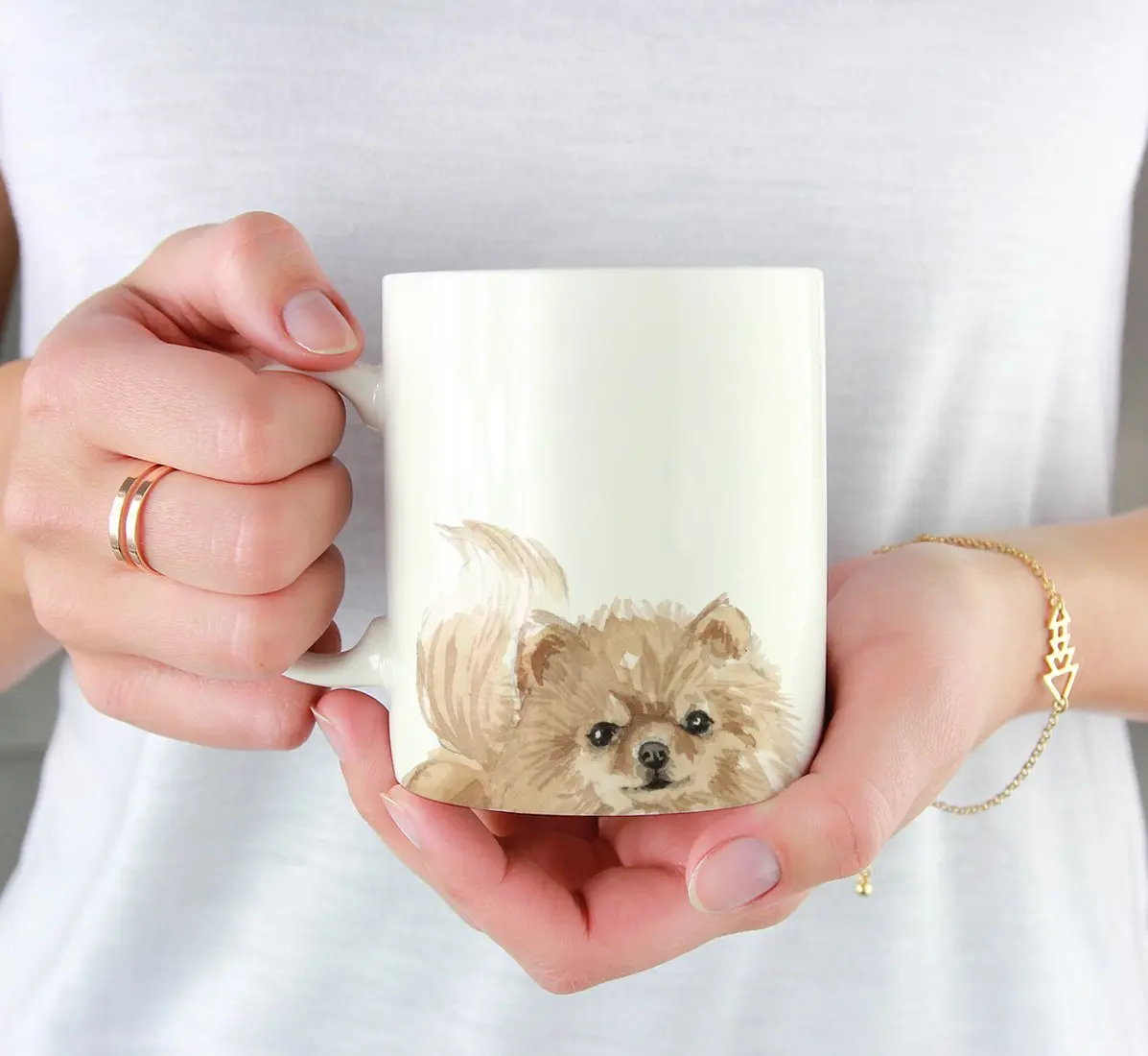 Andaz Press Pomeranian Dog Coffee Mug 325ml (11oz) | Funny Pet Animal Lover Gift - view 3