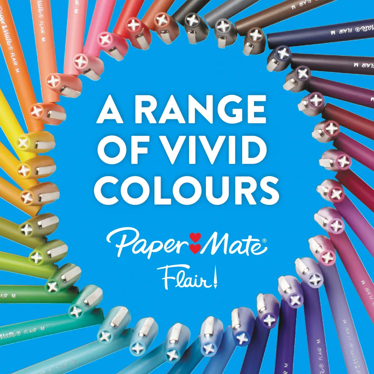 Paper Mate Flair Felt Tip Pens | Medium Point (0.7 mm) Writing Pens | Black Pens | For Writing, Drawing & Sketching | 5 Count - view 4