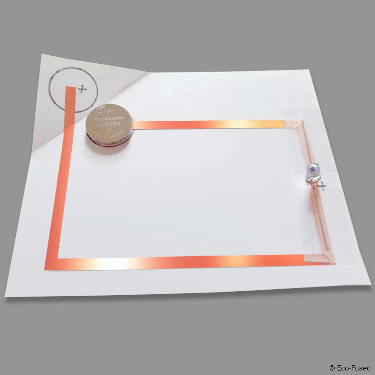 Eco-Fused Double-Sided Conductive Copper Foil Tape 6.3mm x 20m | EMI/RF Shielding & Paper Circuits - view 3