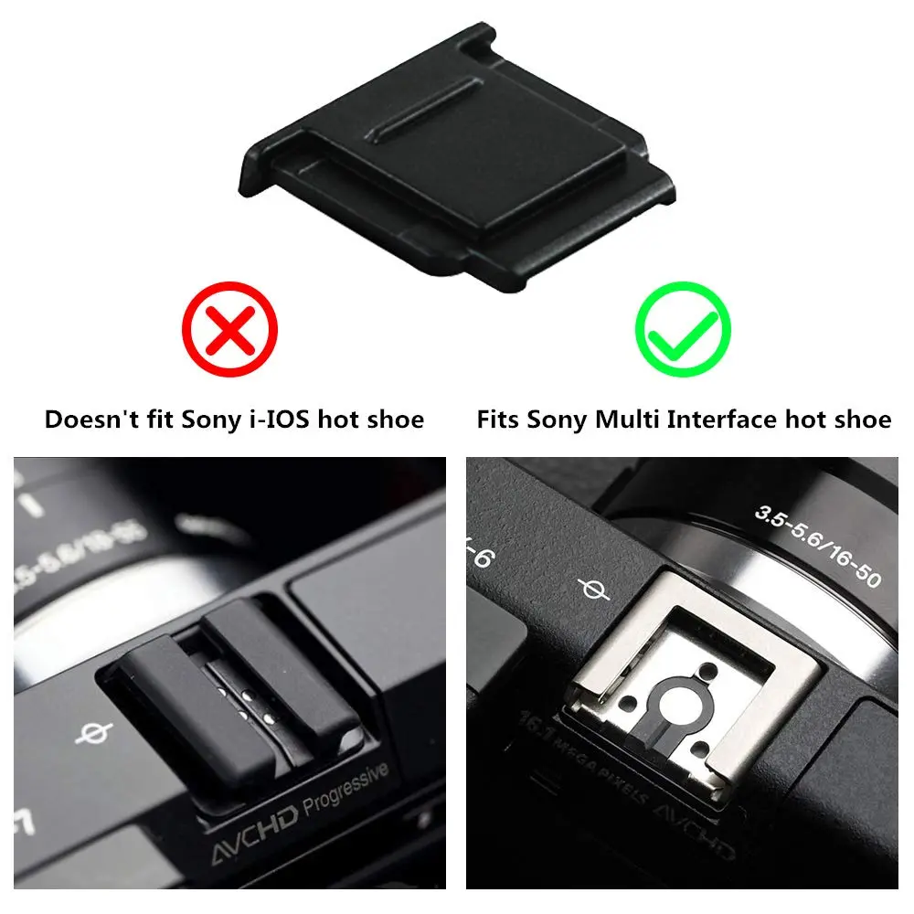 JJC Camera Hot Shoe Cover for Sony A7C R II A7R V A7 V IV III ZV-1F A7S III | Protects Sony Multi Interface Hot Shoe - view 2