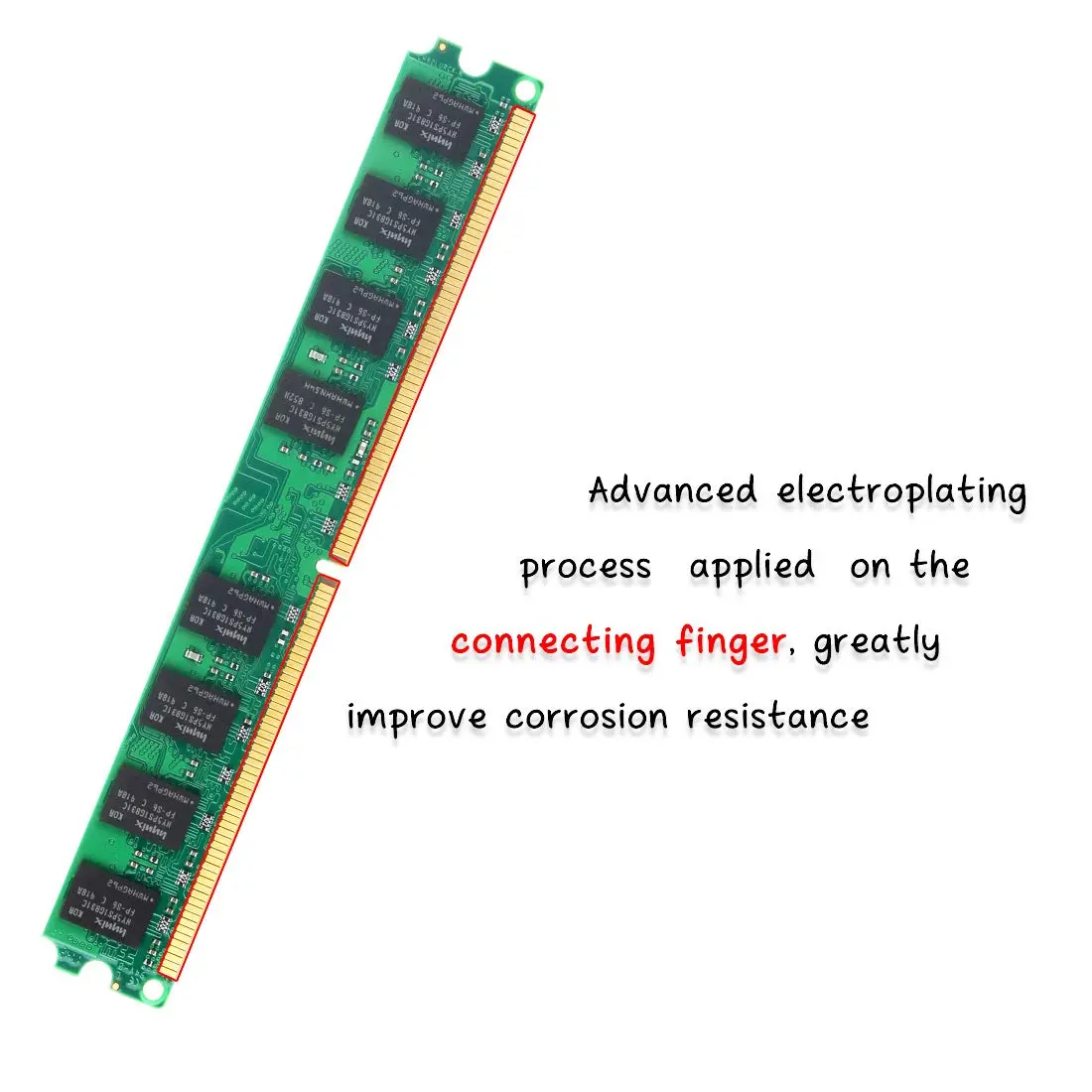 D DUOMEIQI 8GB (4x2GB) DDR2 667MHz UDIMM Desktop RAM 1.8V CL5 240-pin Non-ECC Unbuffered Memory Modules - view 3