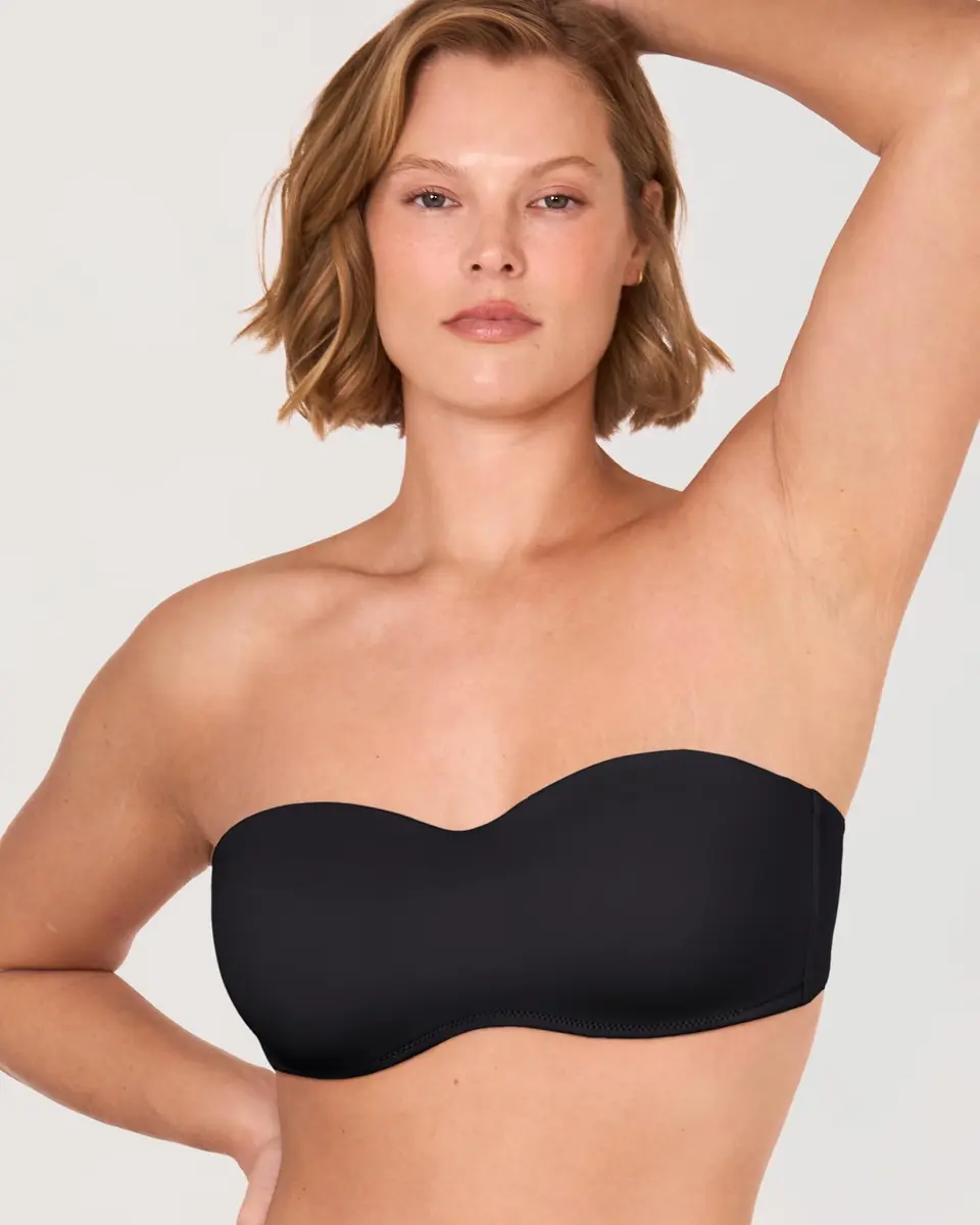 DELIMIRA Strapless Bandeau Minimizer Bra 42D | Reduce Bust Profile & Support - view 5