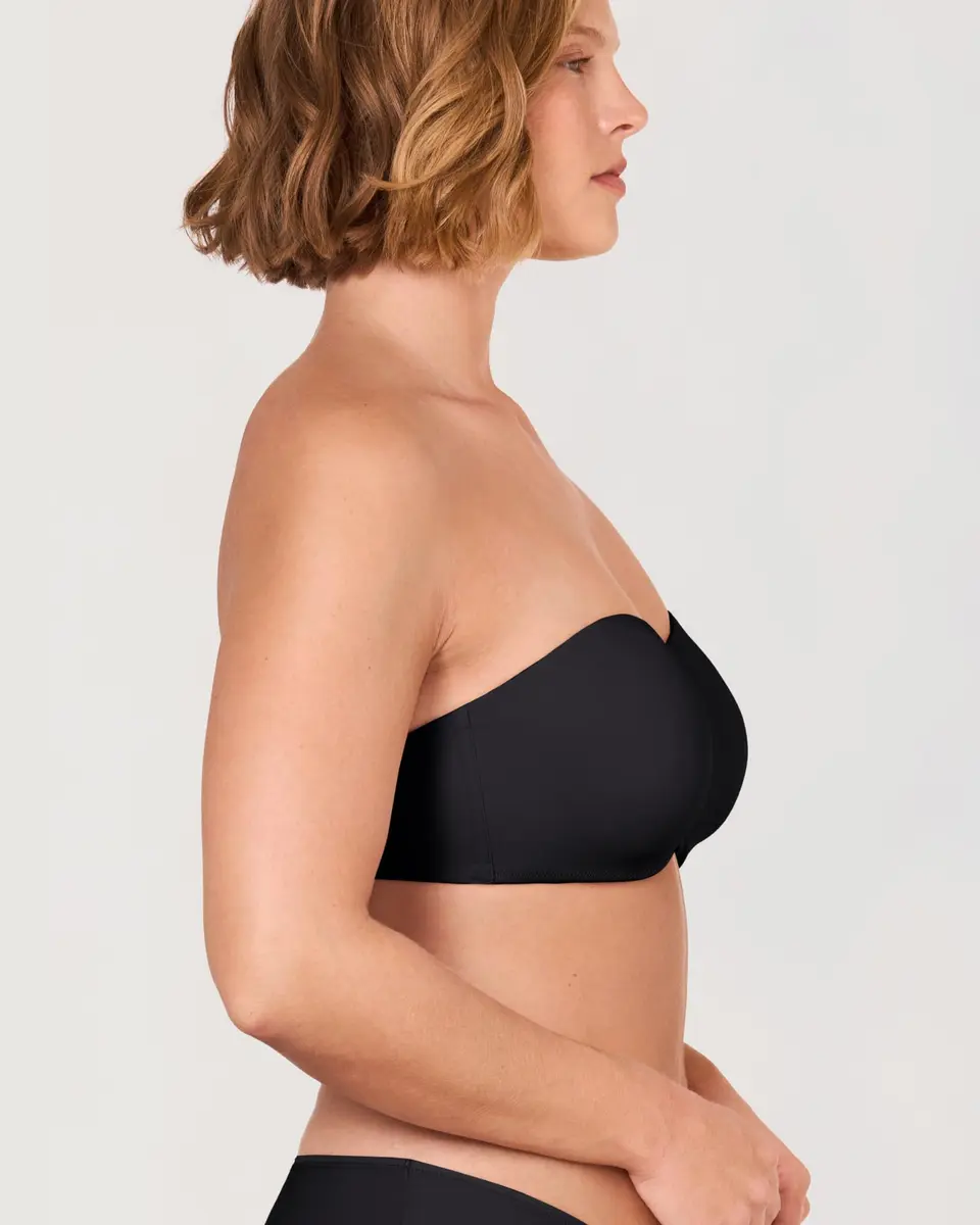 DELIMIRA Strapless Bandeau Minimizer Bra 42D | Reduce Bust Profile & Support - view 3