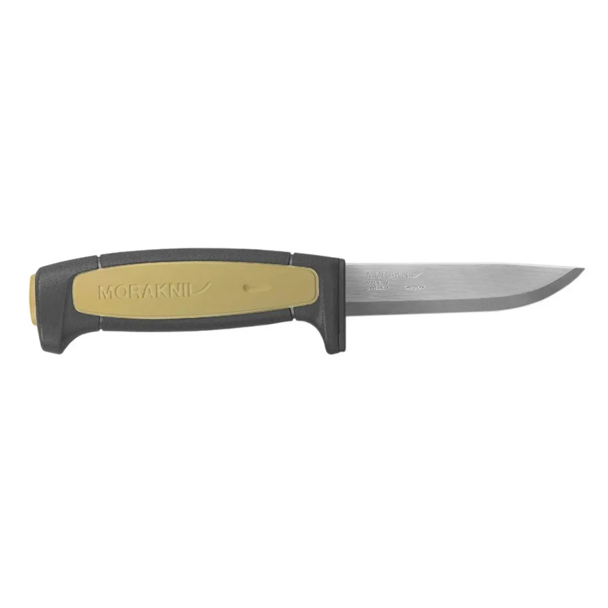 Morakniv Basic 511 Fixed-Blade Knife - Black/Tan Handle, 9.1 cm High Carbon Steel Blade - view 4