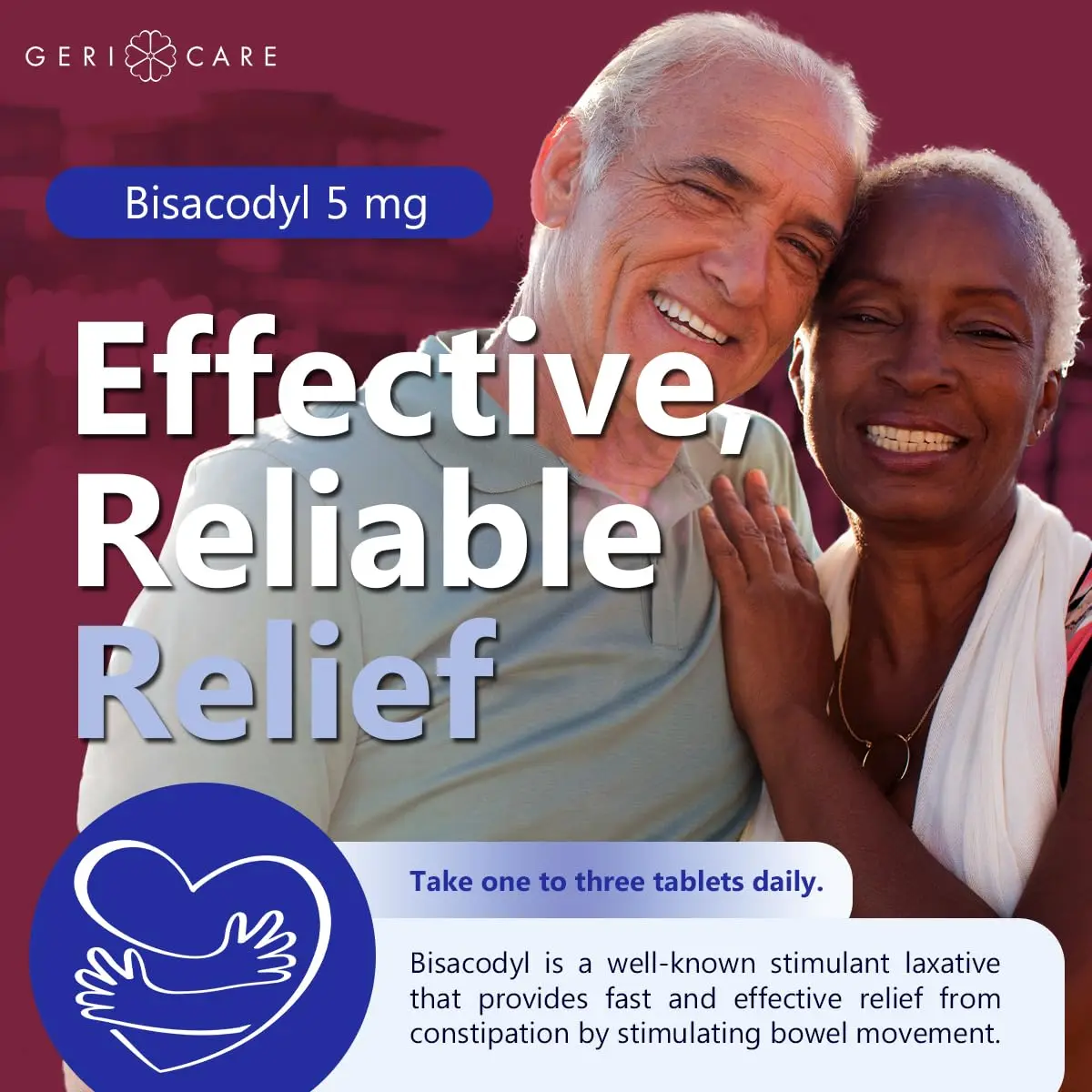 GeriCare Bisacodyl 5 mg Coated Tablet | Gentle Overnight Constipation Relief | 1000 Count - view 5