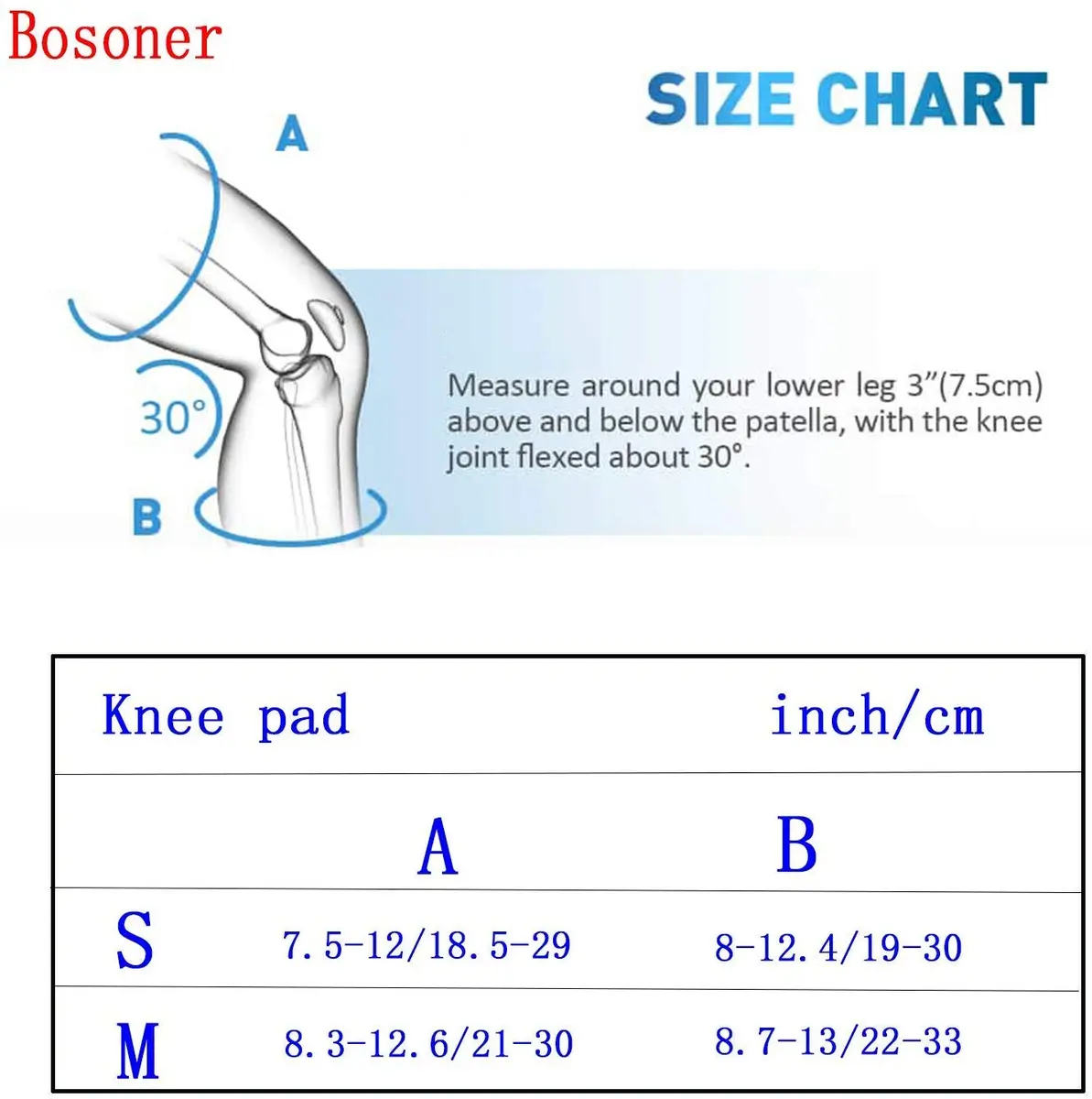 BOSONER Kids/Youth Knee Pads Elbow Pads Wrist Guards Set for 3-15 Years | Multi-Sport Impact Protection - view 6