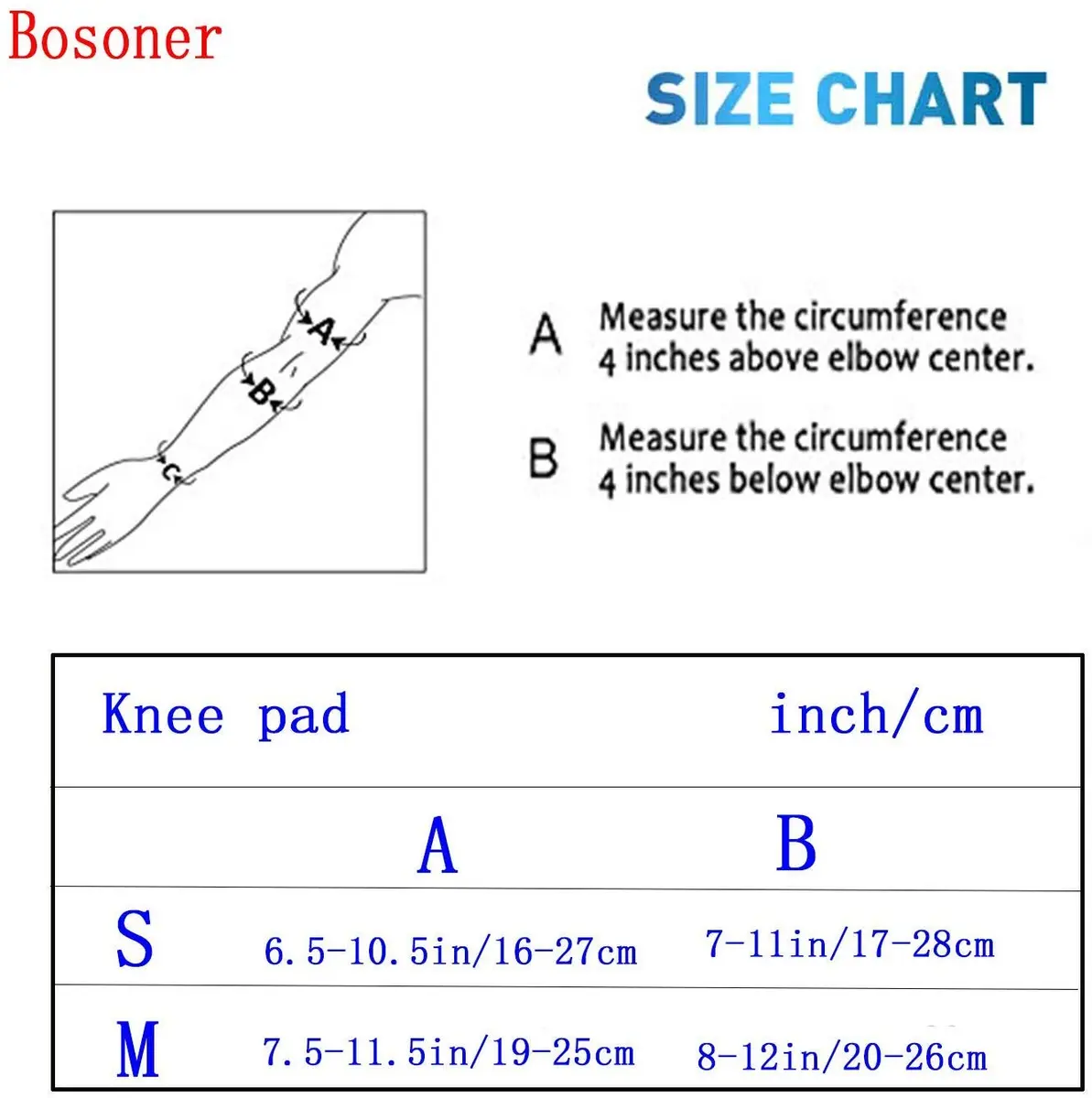 BOSONER Kids/Youth Knee Pads Elbow Pads Wrist Guards Set for 3-15 Years | Multi-Sport Impact Protection - view 7