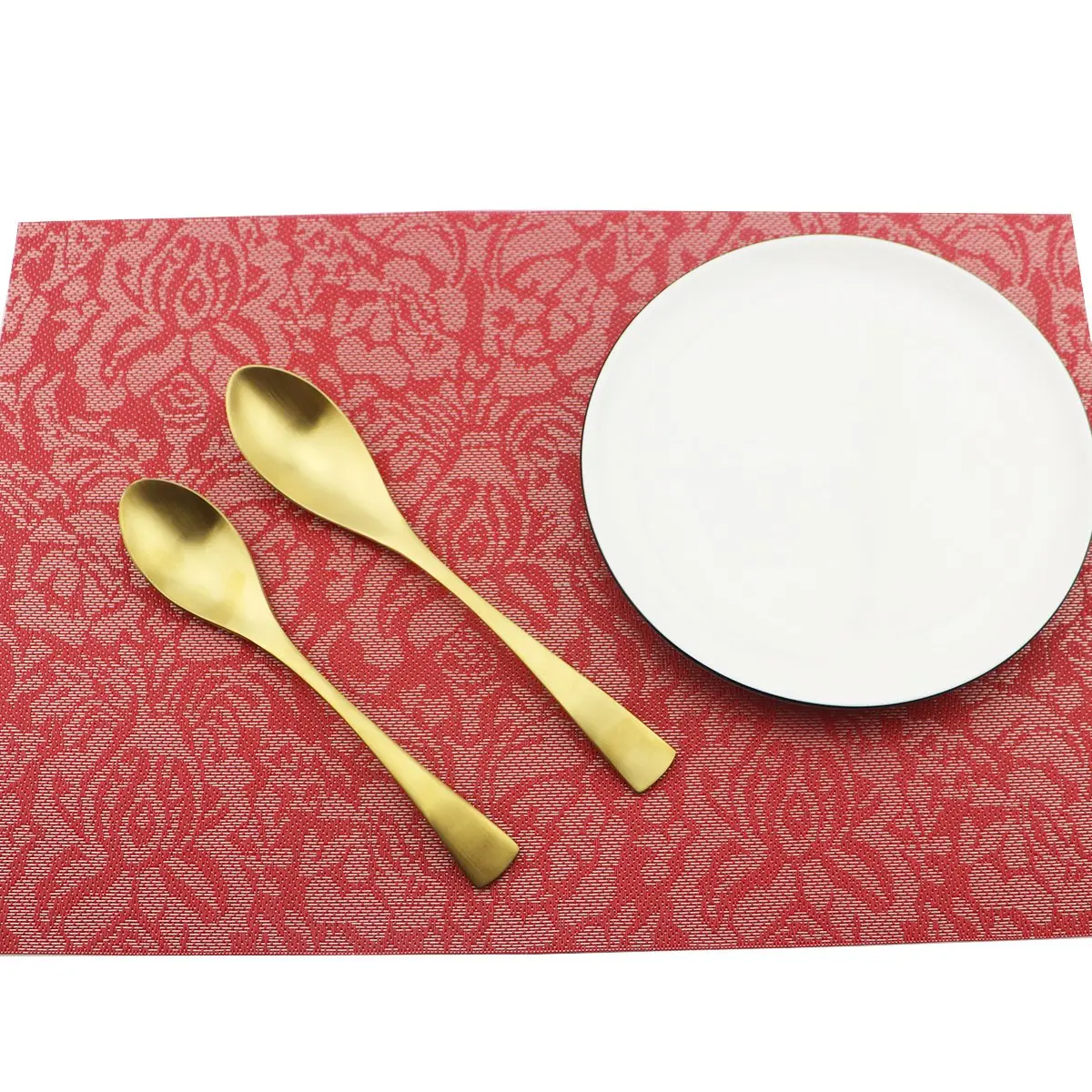 Uniturcky 6-Piece Flatware Set,Extra Thick Heavy Duty - 18/10 Stainless Steel Cutlery Sets,High Matte Finish Gold Flatware Sets Service for 1,Multipurpose Use for Home,Kitchen,Tableware Utensil Sets - view 5