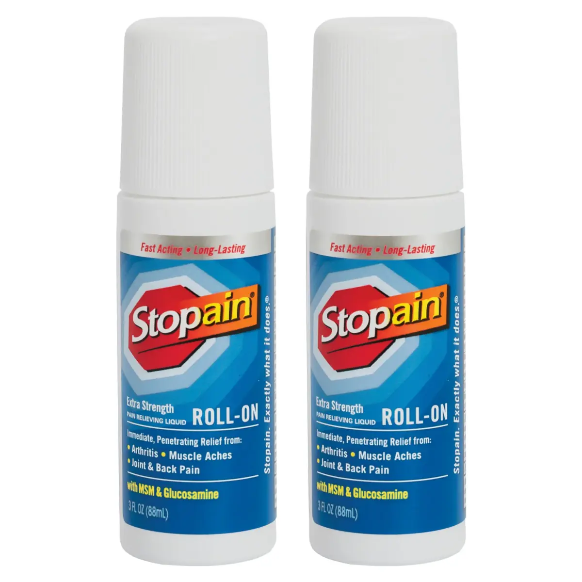 Stopain Extra Strength Pain Relief Roll-On Gel 177ml (6 Fl Oz) | Fast-Acting Topical Analgesic for Arthritis & Muscle Pain - main product image