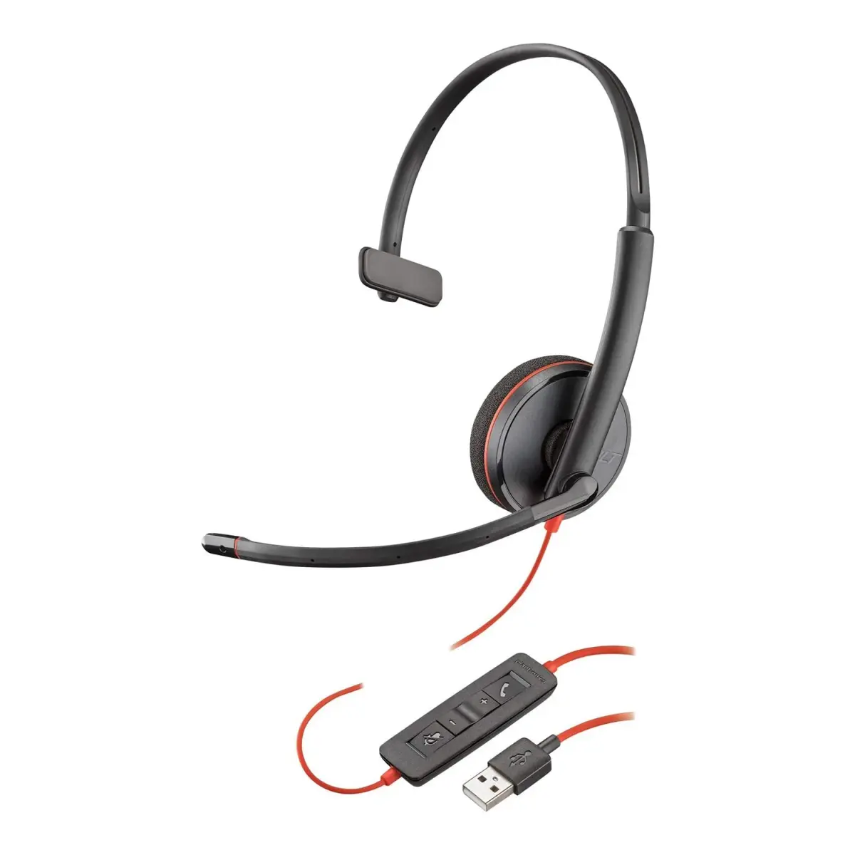 PLT Blackwire C3210 USB-A Headset | Noise Cancelling Mic for Business Calls - main product image