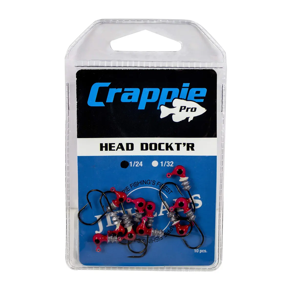 Bobby Garland Crappie Pro Jig Heads 1/24 oz | Tightly Holds Small Plastic Baits for Freshwater Fishing - view 2