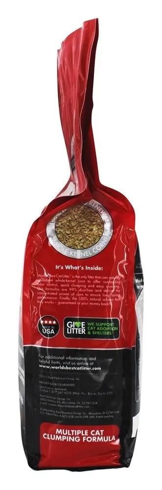 World's Best Cat Litter Multiple Cat Clumping Formula 3.18 kg (7 lbs) | Odor Control & Easy Scooping - view 5