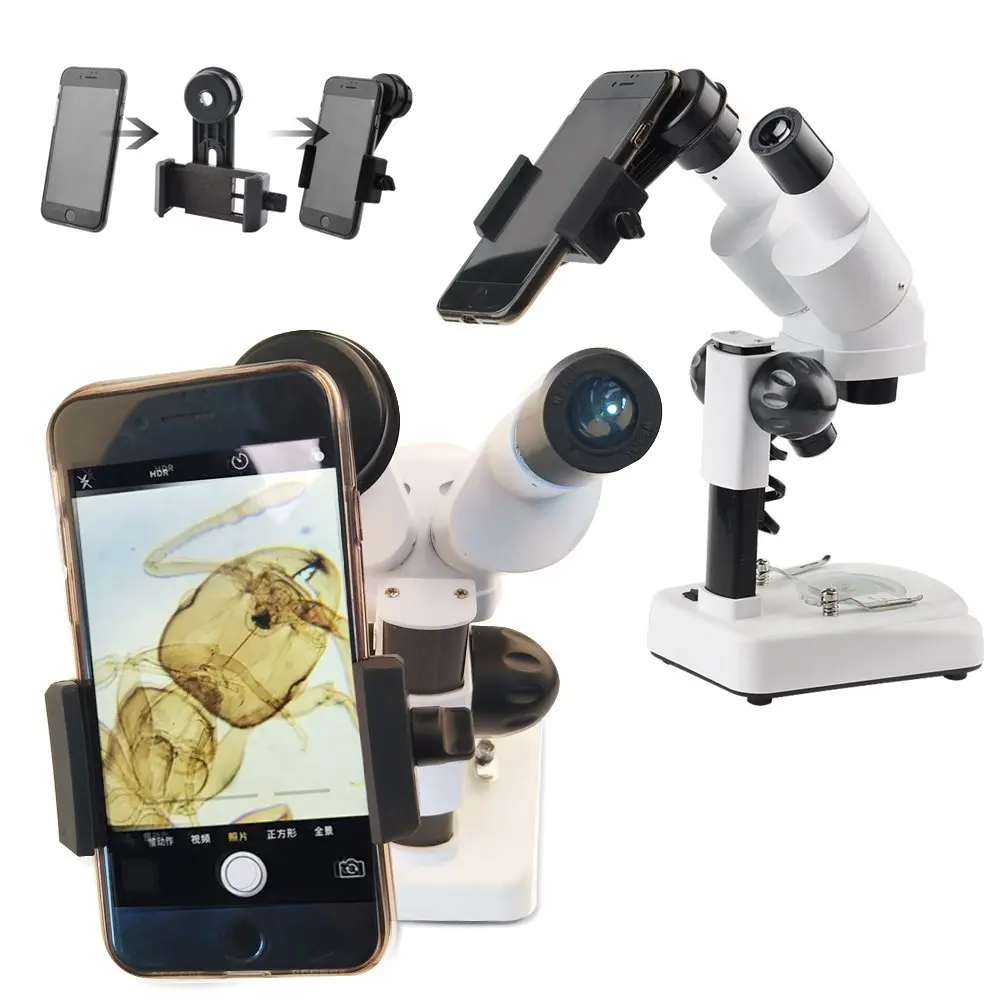 SOLOMARK Smartphone Camera Adapter - Microscope Eyepiece Tube 23.2mm | Built-in 16X Microscope Eyepiece for Smartphone Photography - view 8