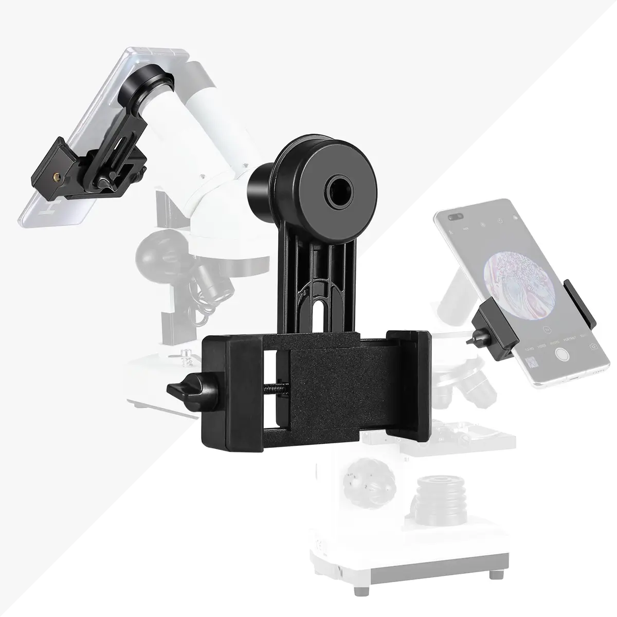 SOLOMARK Smartphone Camera Adapter - Microscope Eyepiece Tube 23.2mm | Built-in 16X Microscope Eyepiece for Smartphone Photography - view 3