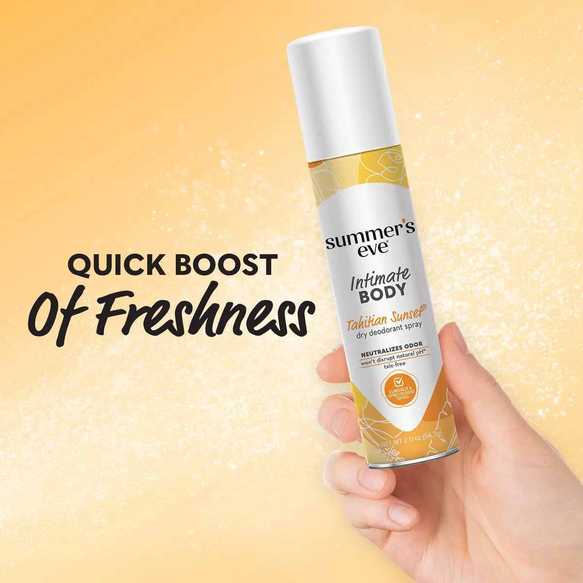 Summer's Eve Daily Refreshing Feminine Spray Tahitian Sunset 120ml (2 Fl Oz x 6) | pH Balanced Odor Control - view 6