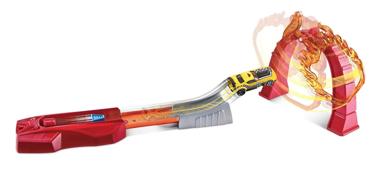 Hot Wheels Flame Jumper Playset, Multicolor | Classic Stunt Track with Iconic Cars - view 3