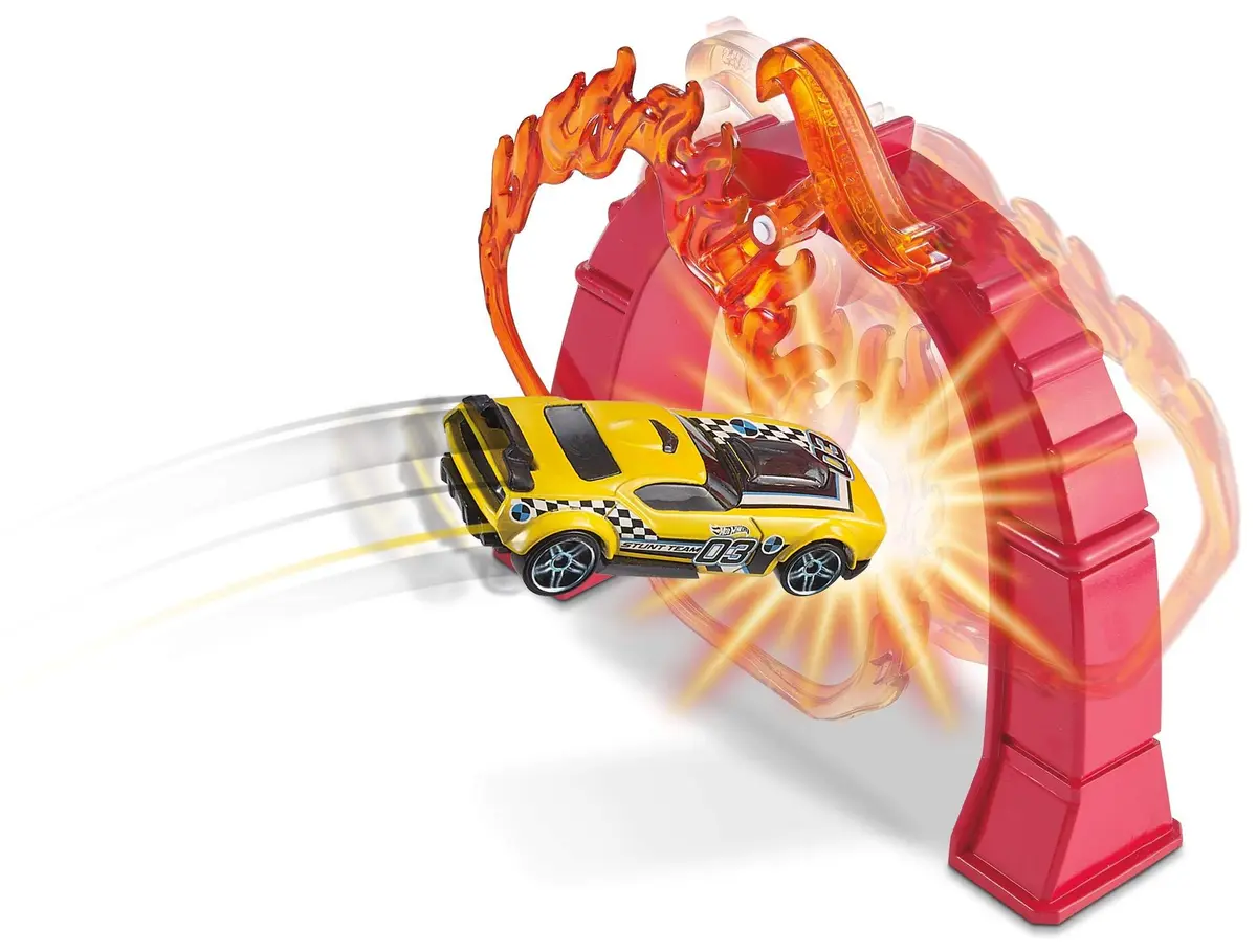 Hot Wheels Flame Jumper Playset, Multicolor | Classic Stunt Track with Iconic Cars - view 4