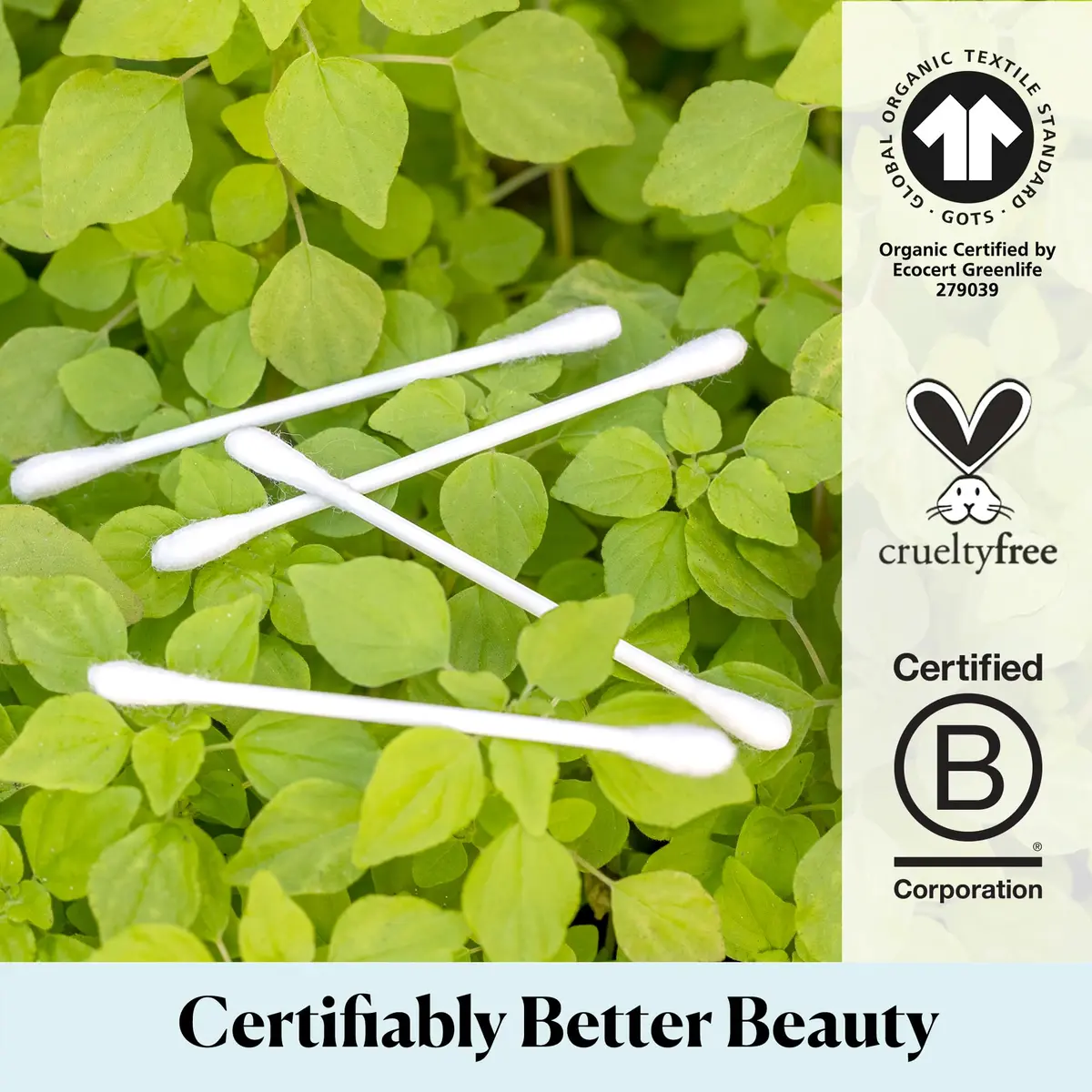 Sky Organics Organic Cotton Swabs 1000 Ct | Hypoallergenic, Chlorine-Free, Sustainable - view 6