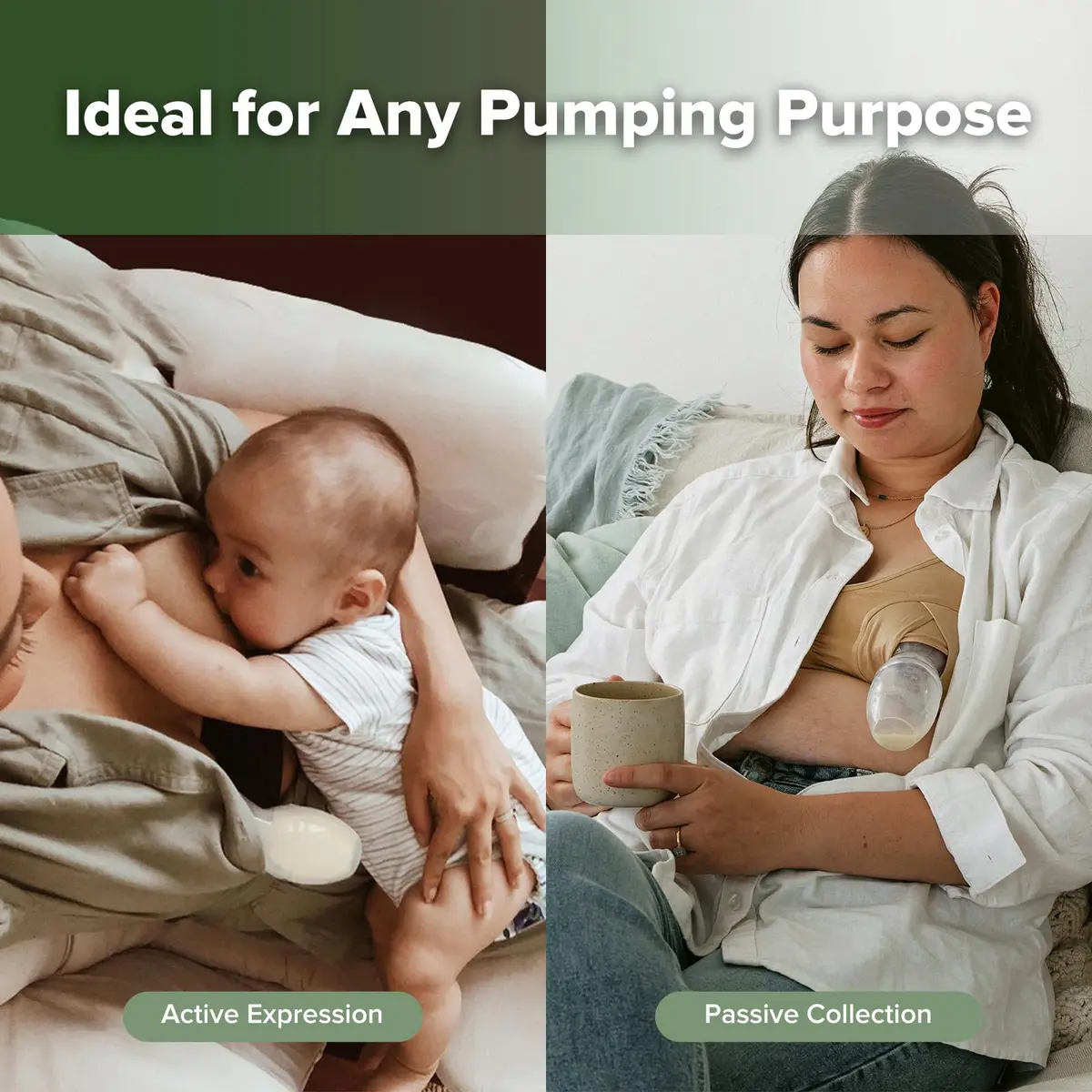haakaa Manual Breast Pump for Breastfeeding 4oz/100ml | Award-Winning Silicone Design, Portable & Easy to Clean - view 7