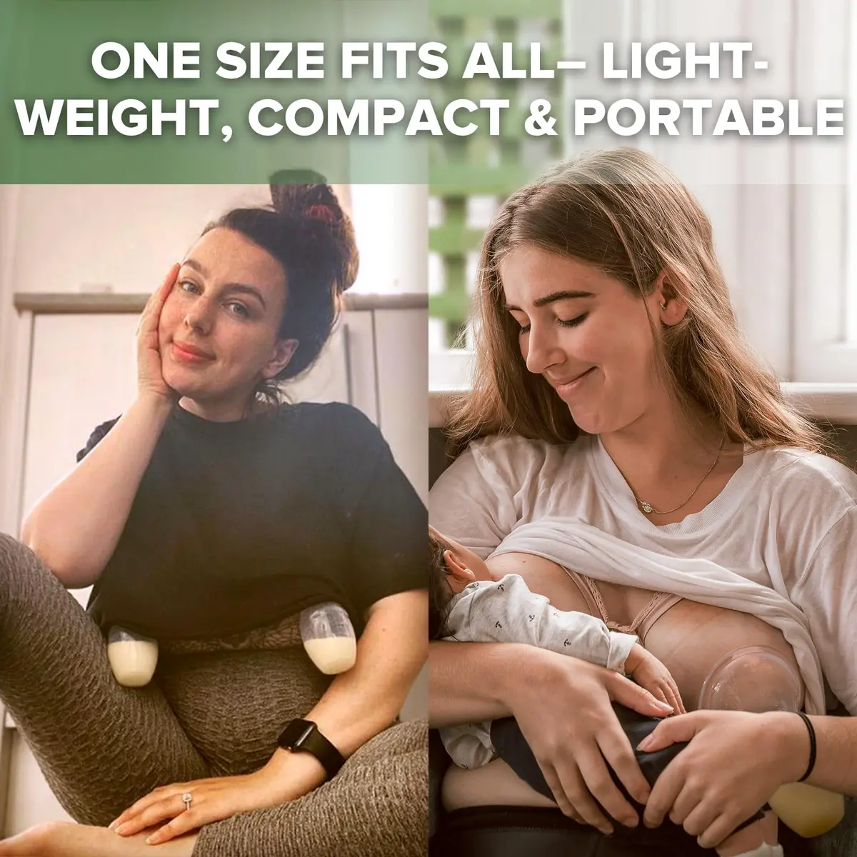 haakaa Manual Breast Pump for Breastfeeding 4oz/100ml | Award-Winning Silicone Design, Portable & Easy to Clean - view 3