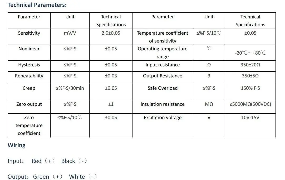 CALT Micro Size 3kg Load Cell Tension & Compression Sensor | Alloy Steel, Waterproof, Oil-proof (3kg) - view 5