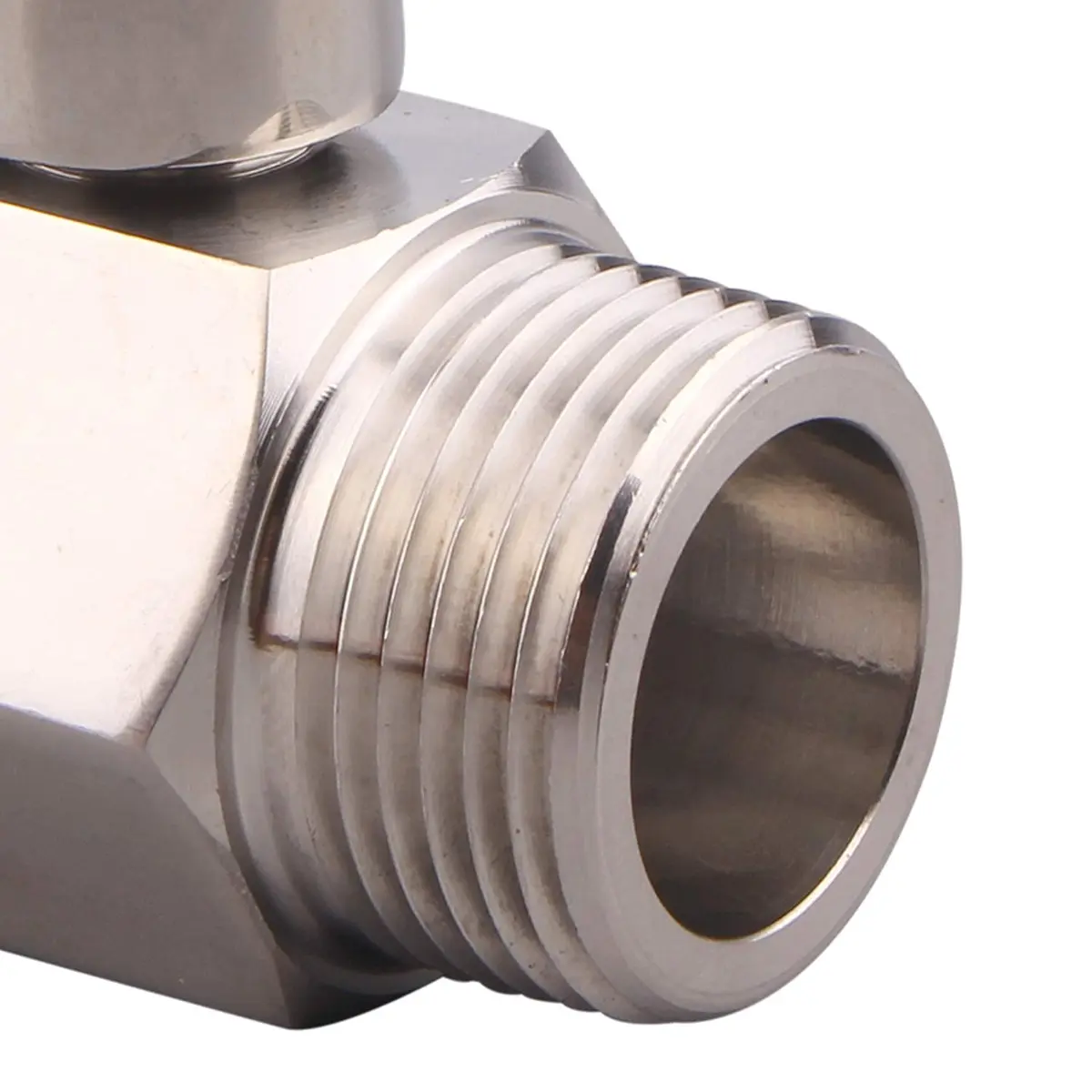 DERNORD 3/4 inch Stainless Steel Mini Ball Valve NPT Female x Male Thread | Corrosion-Resistant, 1/4 Turn Shut-Off - view 5