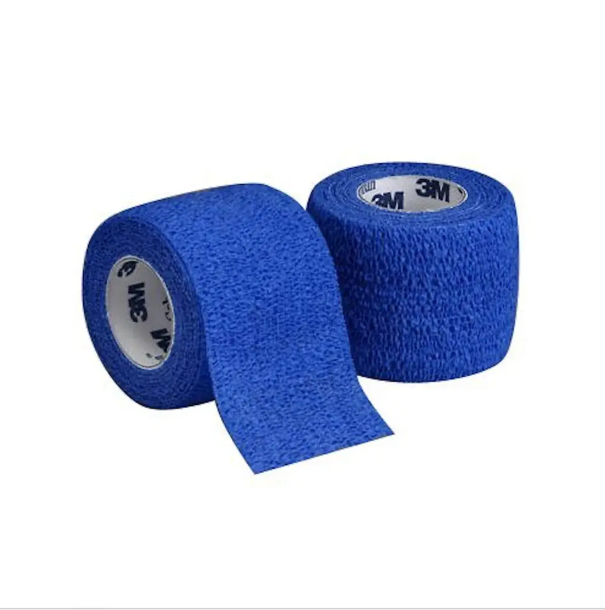 3M Coban Self-Adherent Wrap Blue 2.54 cm x 4.57 m (1"x 5yds) | Secures Dressings & Immobilizes Injuries - main product image