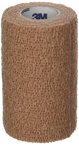 3M Coban Self-Adherent Wrap 4"x 5yds (18 Rolls) | Secures Dressings & Immobilizes Injuries - main product image