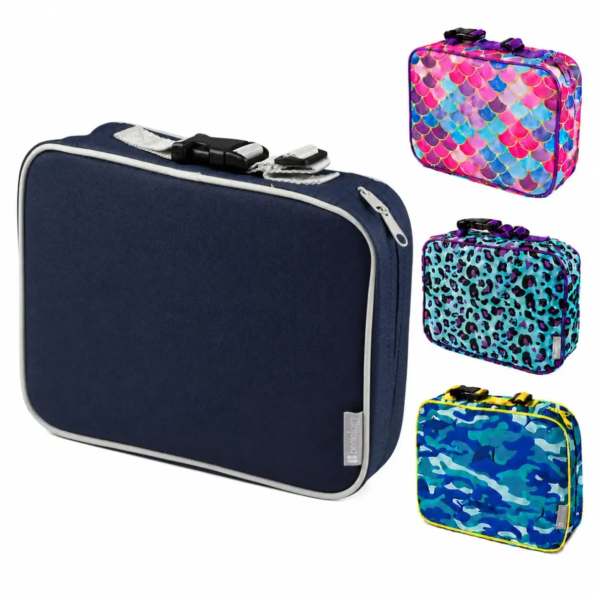 Bentology Kids Insulated Lunch Box for School with Reinforced Support Frame, 240 cu in (10 x 8 x 3 inches) - main product image