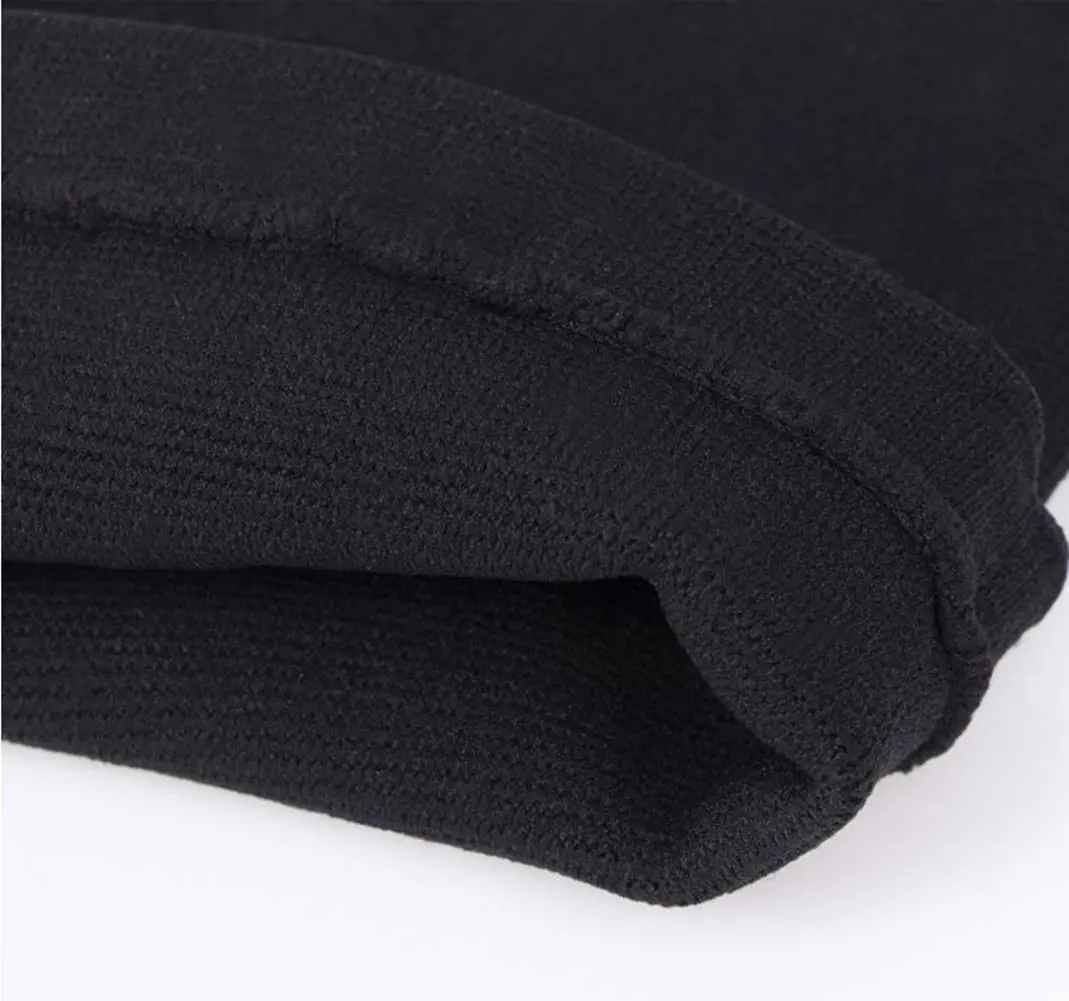 JUMISEE Cotton Knee Sleeves for Support & Pain Relief | Breathable Compression for Running & Arthritis (Large) - view 5