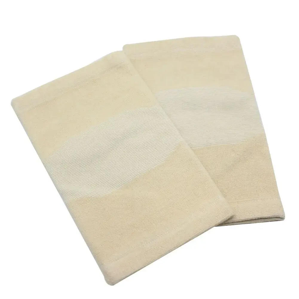 JUMISEE Cotton Knee Sleeves - Large, Complexion Color - For Knee Support, Circulation & Pain Relief - view 4