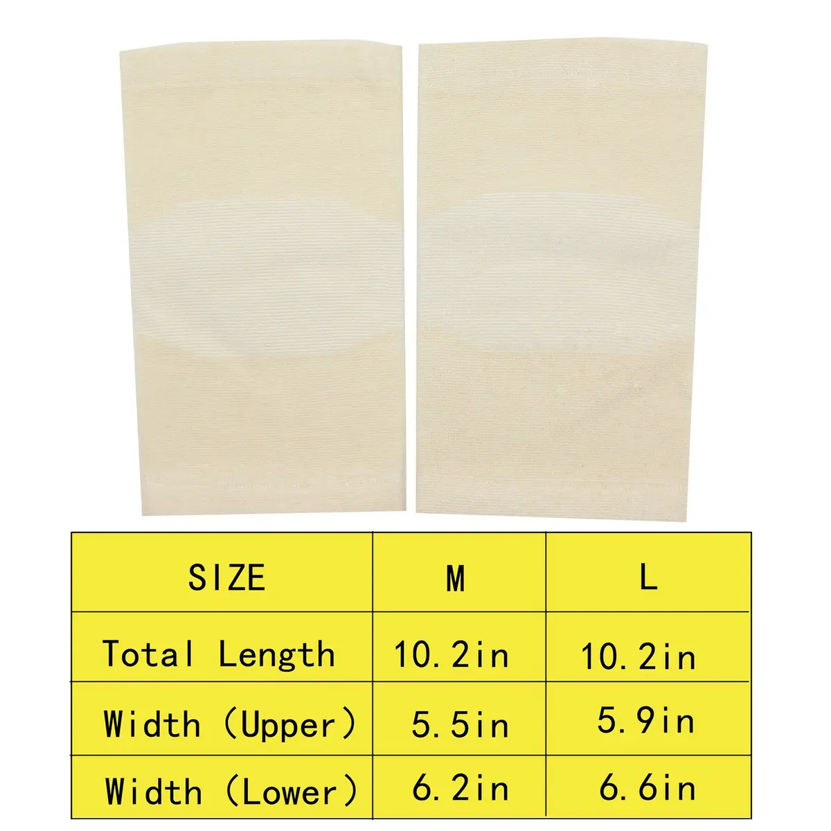 JUMISEE Cotton Knee Sleeves for Knee Support, Circulation & Pain Relief | Breathable Sport Compression (Large) - view 7