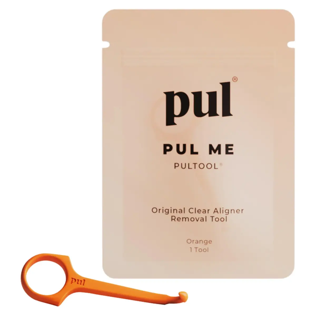 The Pultool Original Aligner Removal Tool Orange | Hygienic & Easy Removal for Clear Aligners, Retainers, Night Guards - main product image