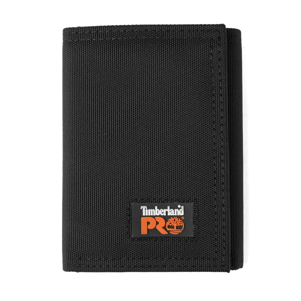 Timberland PRO Cordura Nylon RFID Trifold Wallet with ID Window, Black 10.8cm (4.25") | Secure Men's Wallet for India - main product image