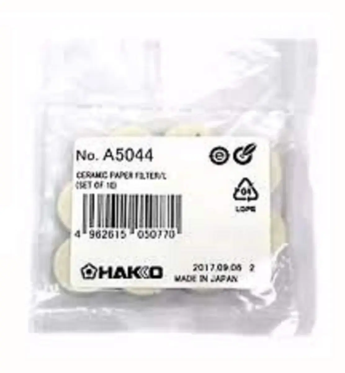 Hakko Ceramic Filter 10 Pack for FR-301 Desoldering Tool | 0.71 cm (0.25 in) x 5.21 cm (2.05 in) x 6.3 cm (2.48 in) - view 2