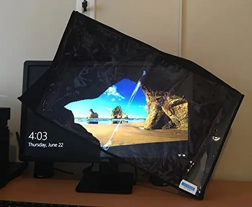 Comp Bind Technology Monitor Cover Compatible with LG 26LN4500-UA 26'' Portable 720p LED TV | Clear Nylon Dust Cover - view 5