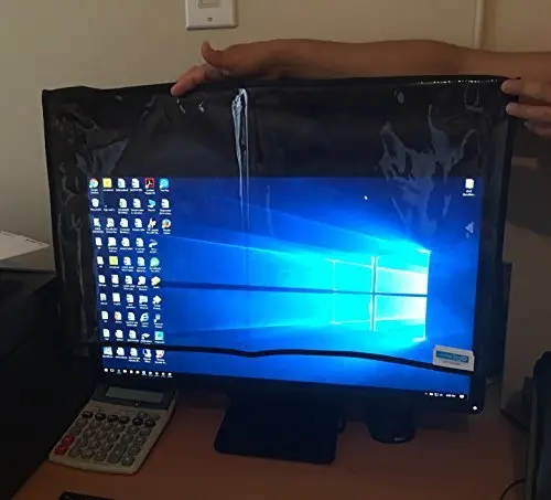 Comp Bind Technology Monitor Cover Compatible with LG 26LN4500-UA 26'' Portable 720p LED TV | Clear Nylon Dust Cover - view 8