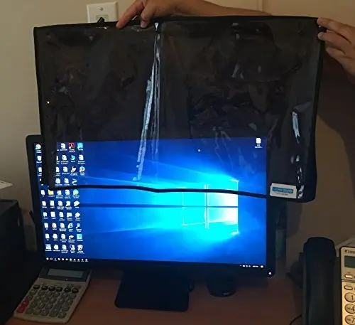 Comp Bind Technology Monitor Cover Compatible with LG 26LN4500-UA 26'' Portable 720p LED TV | Clear Nylon Dust Cover - view 9