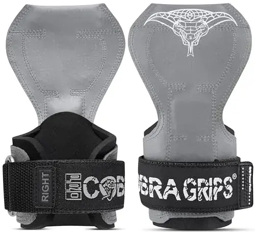 Cobra Grips PRO Gray Rubber Weight Lifting Gloves with Wrist Wraps - 5.5 - 8.75" Wrist Size - view 4