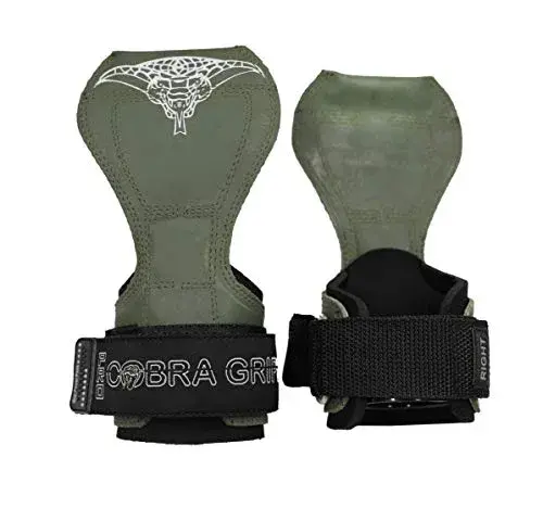 Cobra Grips PRO Green Rubber Weight Lifting Gloves with Wrist Wraps - 5.5 - 8.75" Wrist Support - view 2