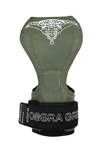 Cobra Grips PRO Green Rubber Weight Lifting Gloves with Wrist Wraps - 5.5 - 8.75" Wrist Support - view 4