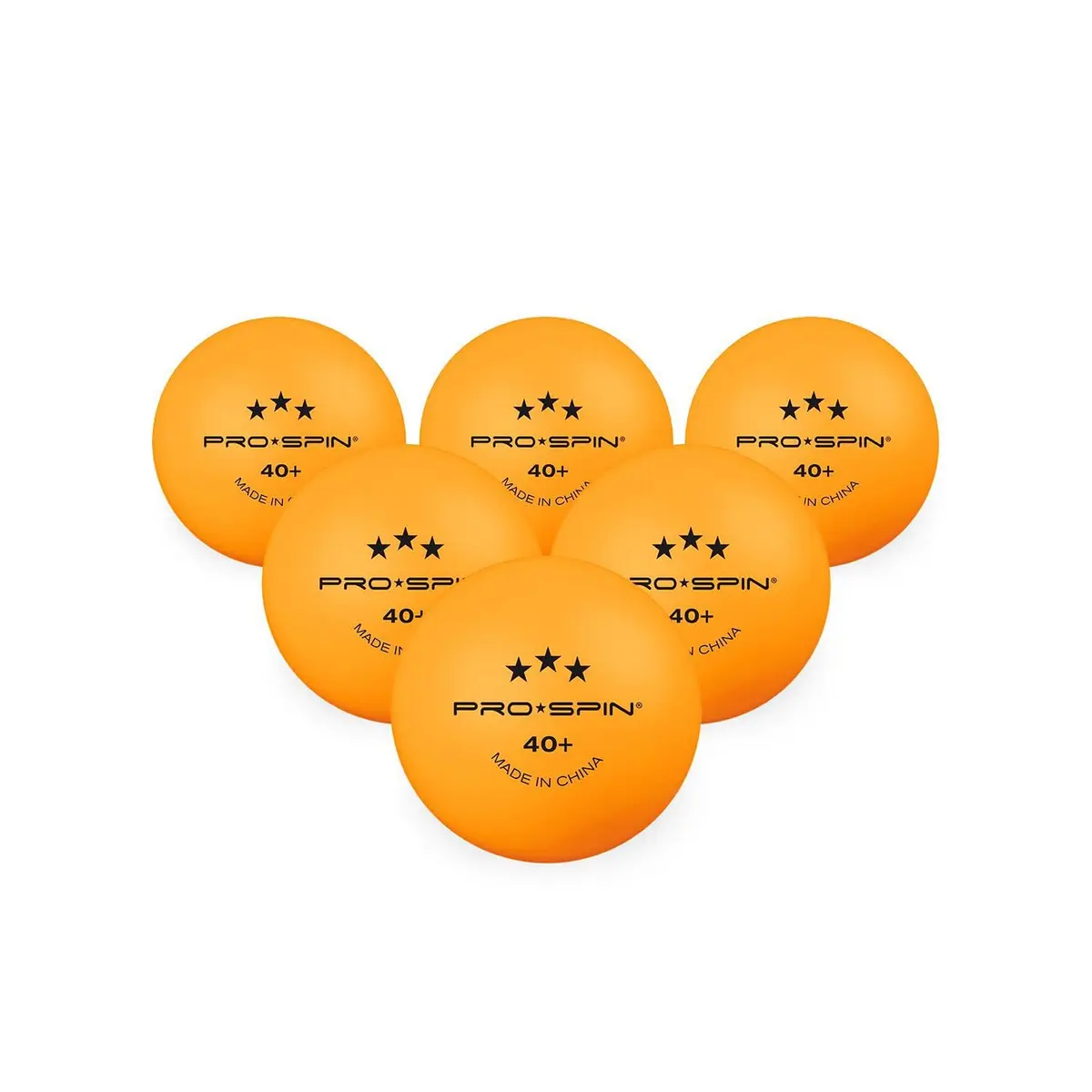 PRO-SPIN Premium Orange Table Tennis Balls 40mm | High-Performance ABS Balls for Indoor & Outdoor Play - view 2